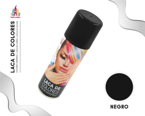 Laca Color Negro 125 ml.