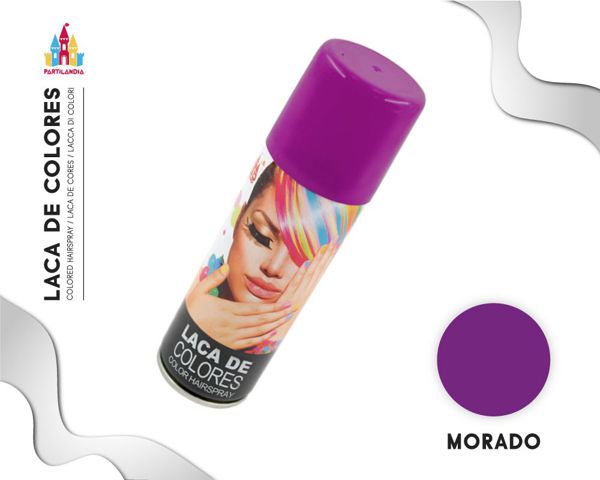 Laca Color Morado 125 ml.