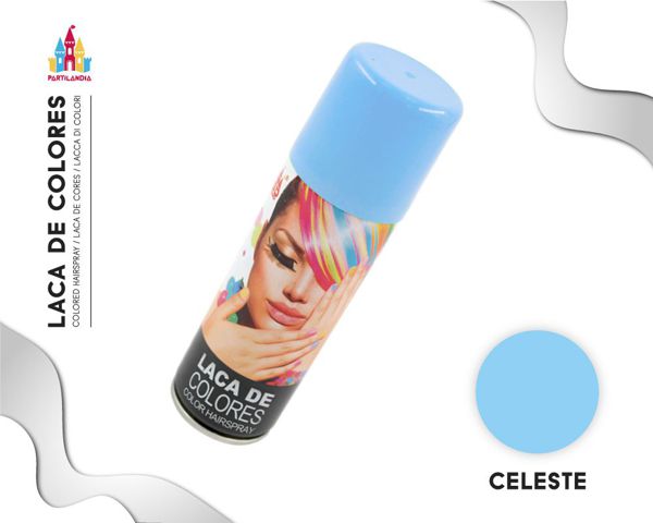 Laca Color Azul Claro 125 ml.