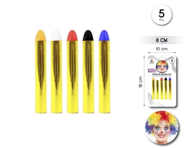 Pack 5 ceras carnaval