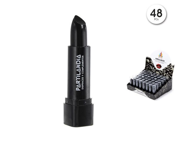 Expositor pintalabios negro 48pc