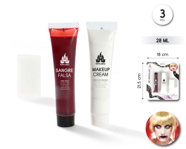 Blister tubo de sangre+ pintura bl 28ml