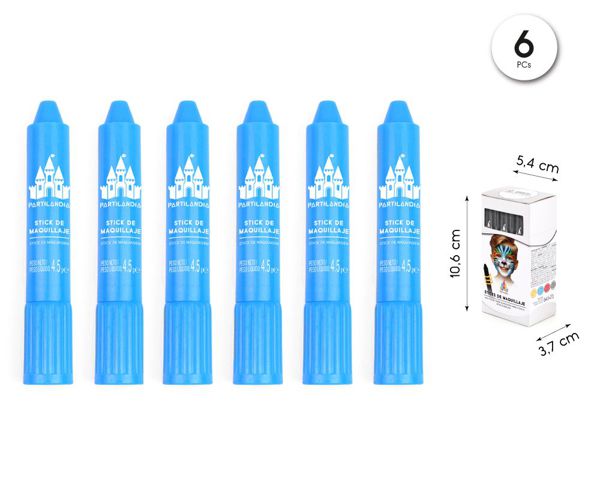 Face stick azul claro