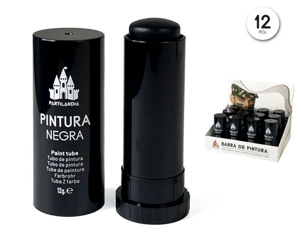 Barra de pintura negra