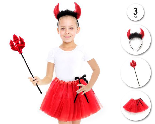 Set tutu diablesa 3pc