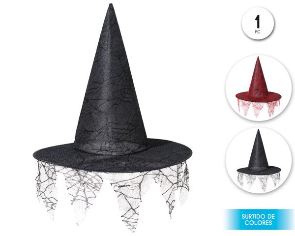 Sombrero de bruja telaraña