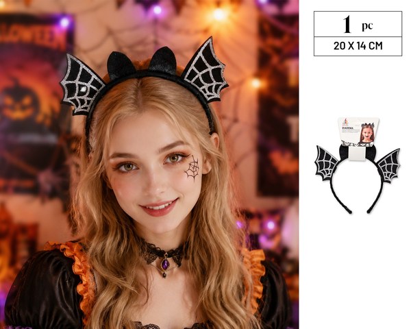 Diadema bat con lazo