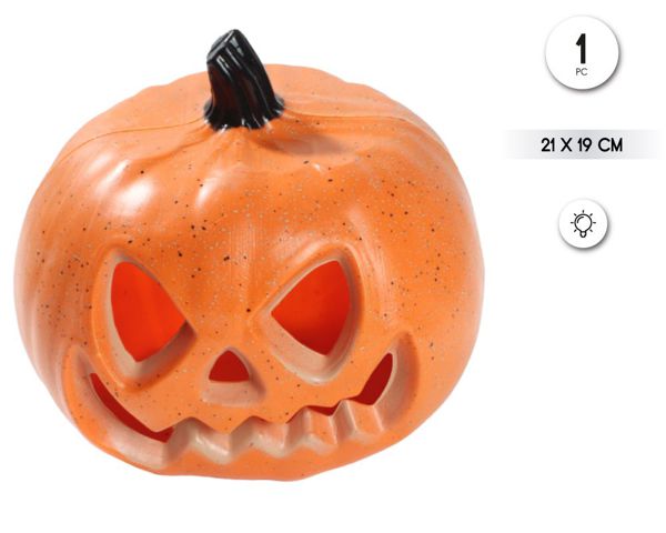 Calabaza con luz 21*19