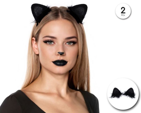 Pinzas gatita negra
