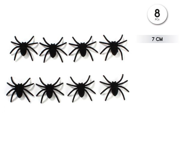Pack spider velour 8unid