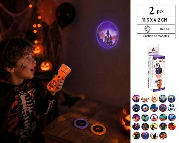 Linterna proyector halloween