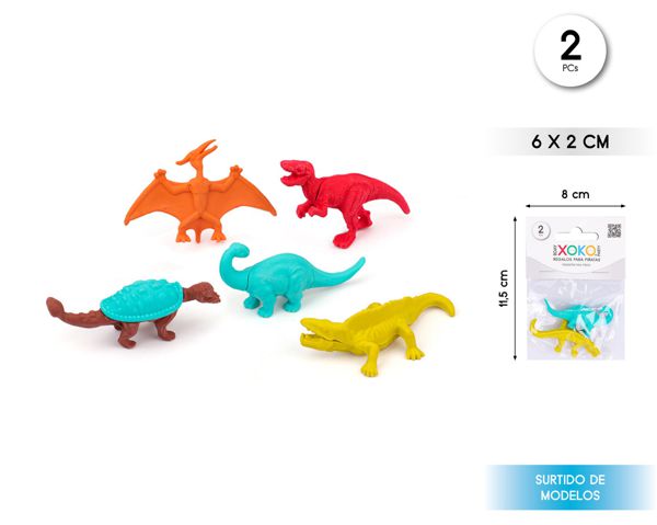 Pack pinata goma dino 2