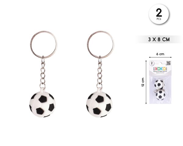 Pack pinata llavero futbol 2pcs