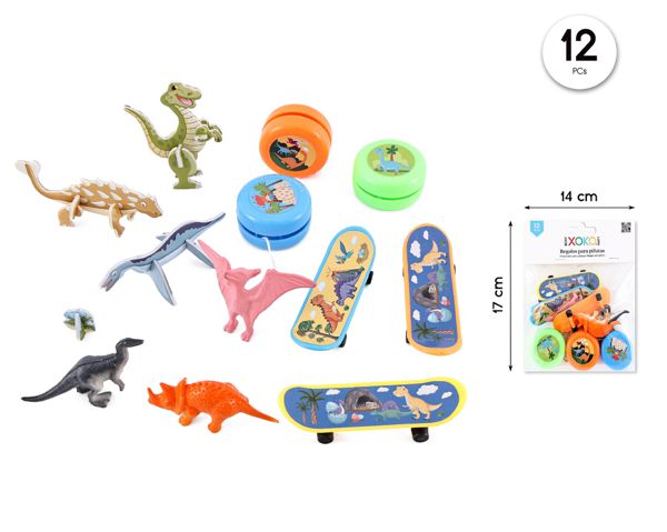 Pack pinata dino 12pcs