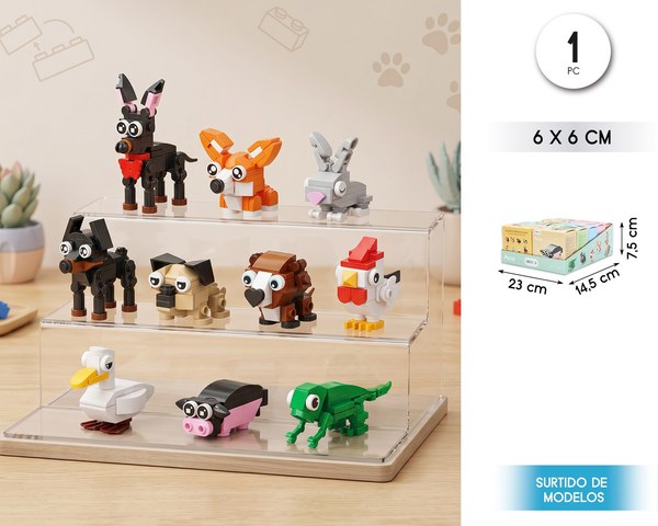 Mini serie bloques de construccion 10 en 1 pets