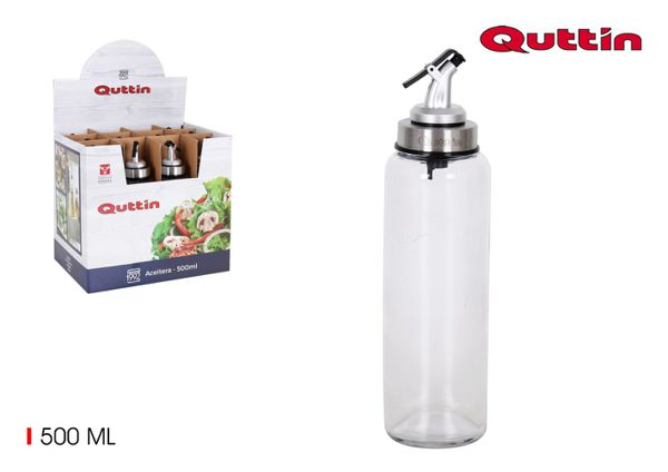 10eitera vidrio 500ml c/tapon quttin