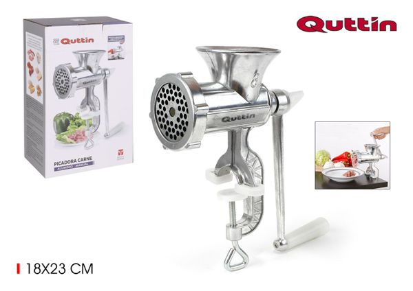 Picadora carne manual alumino quttin
