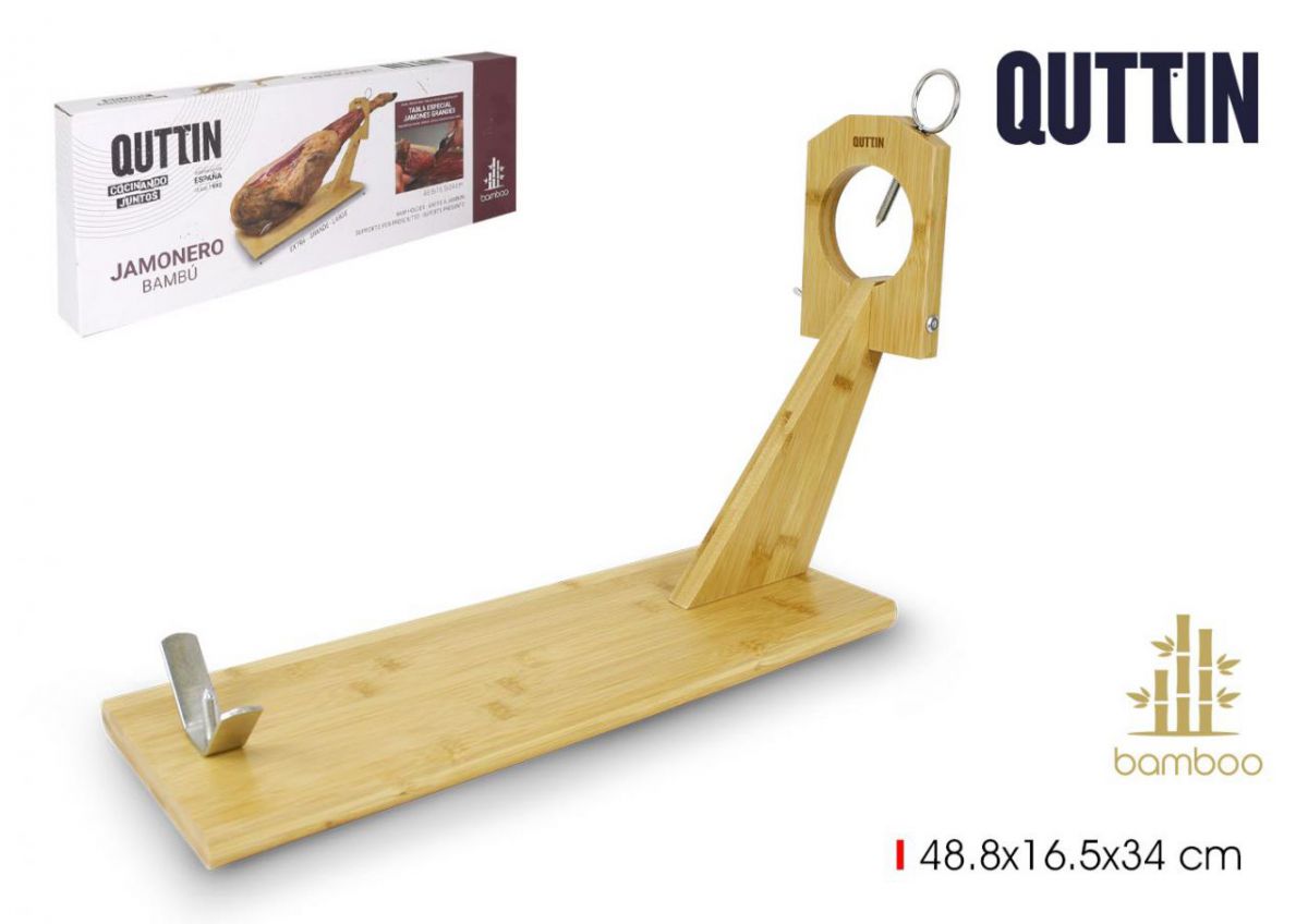 Æ soporte jamonero bambu quttin