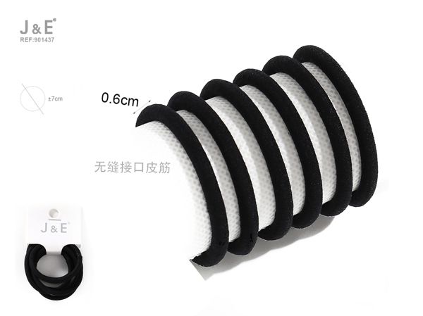 ±0.6cm 6pcs set goma negra grueso