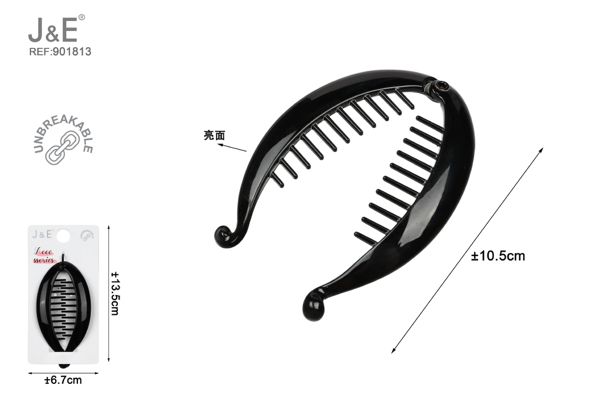 10.5cm pinza acrilica/negro