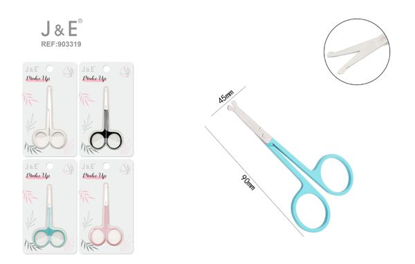 Tijeras para belleza corte redondo 9cm