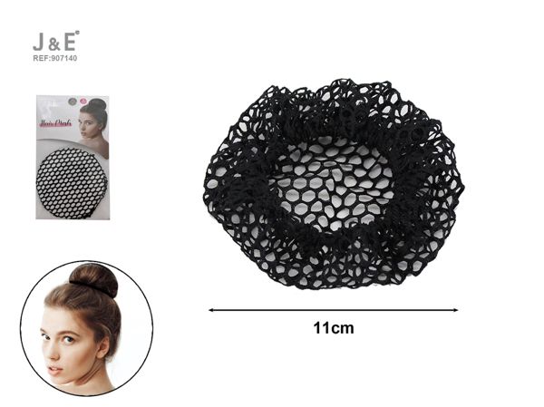 Malla grande negra para cabello 1pc