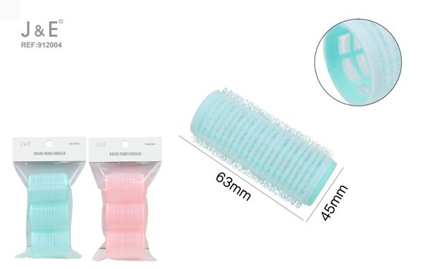 Pack 3 rulo para cabello 45*63cm