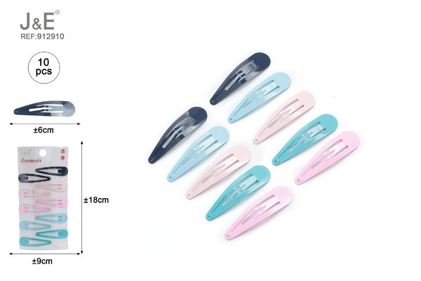 Pinza de pelo color macaron 10pcs