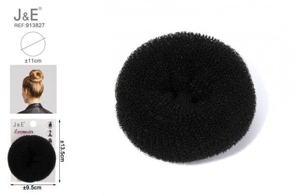 Goma donnut en negro 15g