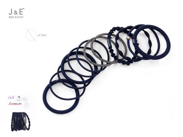 ±7.5cm set de gomas azules