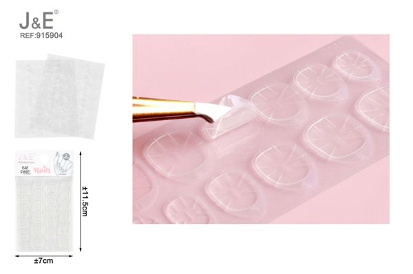 Pegamento gelatinoso para uñas postizas