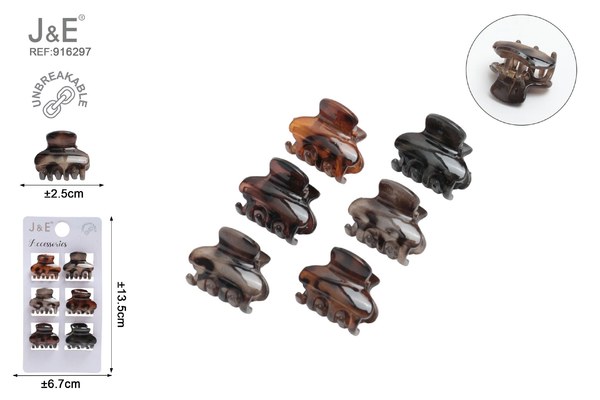 Set de mini pinza acrilica/mixto