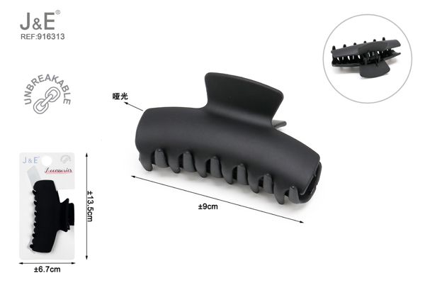 9cm pinza de pelo irrompible/negro