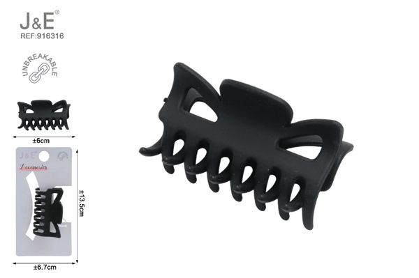 6cm pinza de pelo irrompible/negro