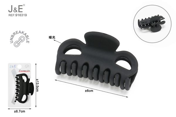 6cm pinza de pelo irrompible/negro