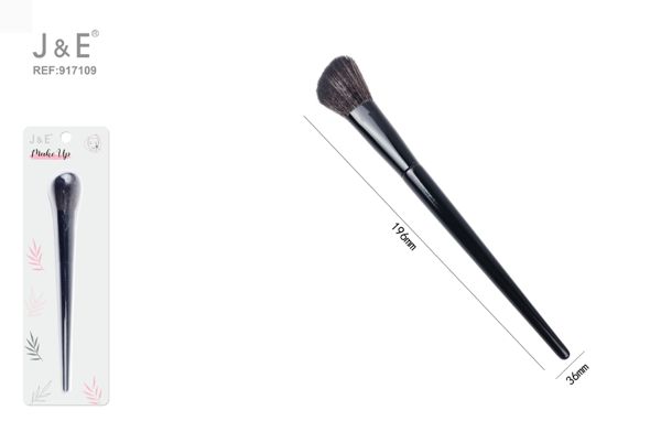 196mm brocha de maquillaje en negro