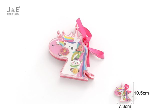 Set de anillos infantiles 5pcs/unicornio