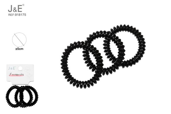 5cm goma espiral/color negro
