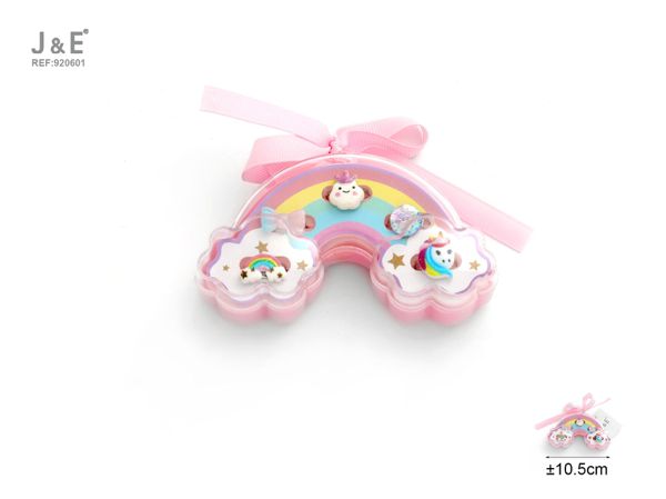 Set de anillos infantiles 5pcs/rainbow