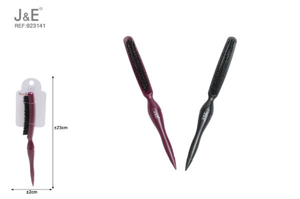 23cm peine para el pelo color rojo y negro