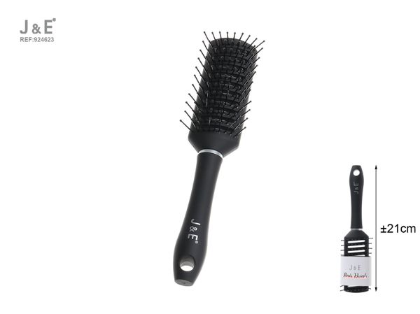 21cm peine en color mate negro
