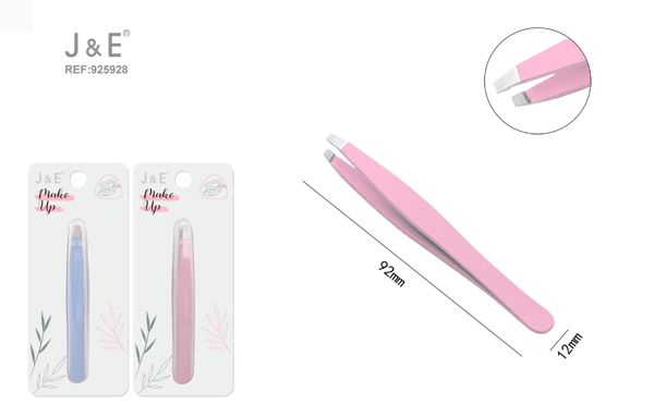 12*92mm pinzas de cejas pink/lila