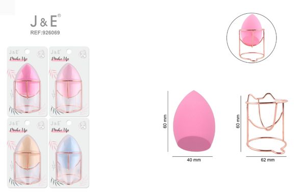 Esponja de belleza con soporte 40*60mm