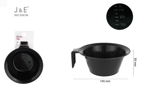 Bowl negro tintar el pelo 145*55mm