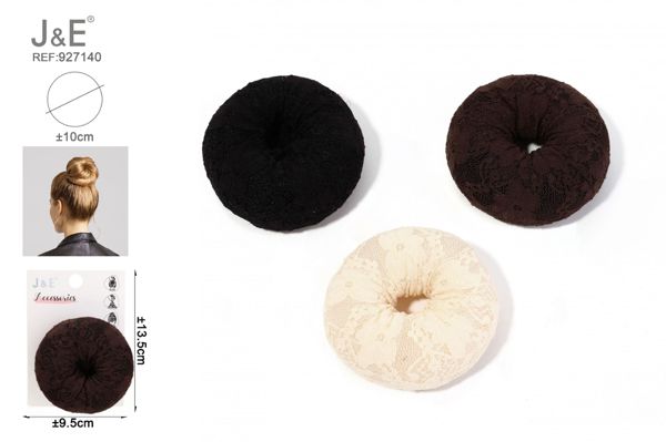 Donut pelo moño estilo encaje 10cm