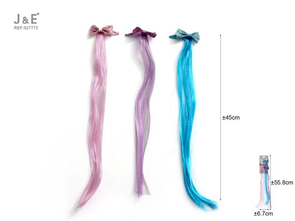 Set de pinza de pelo con lazo 3pcs