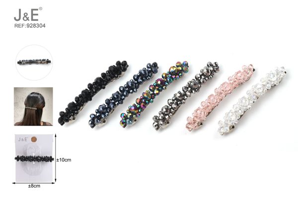 Pinza de pelo de cristales