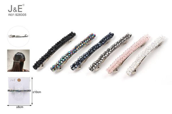 Pinza de pelo de cristales