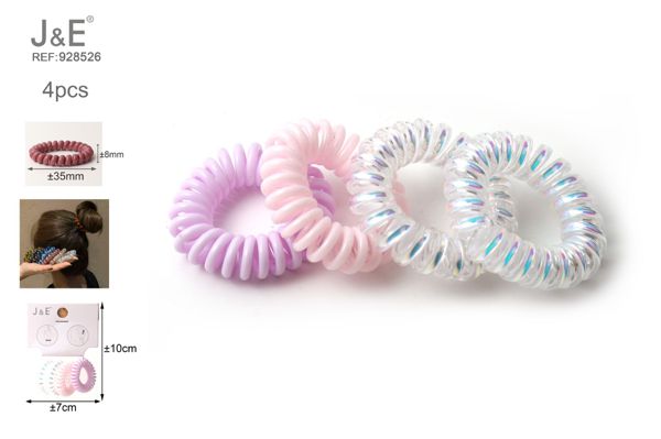Goma espiral mixto 4pcs