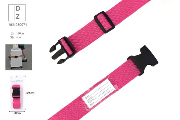 Cinturon de maleta rosa